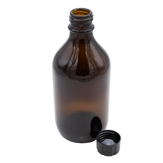 Winchester glazen fles (500ml) met R4/31 ureum polycone gevoerde dop