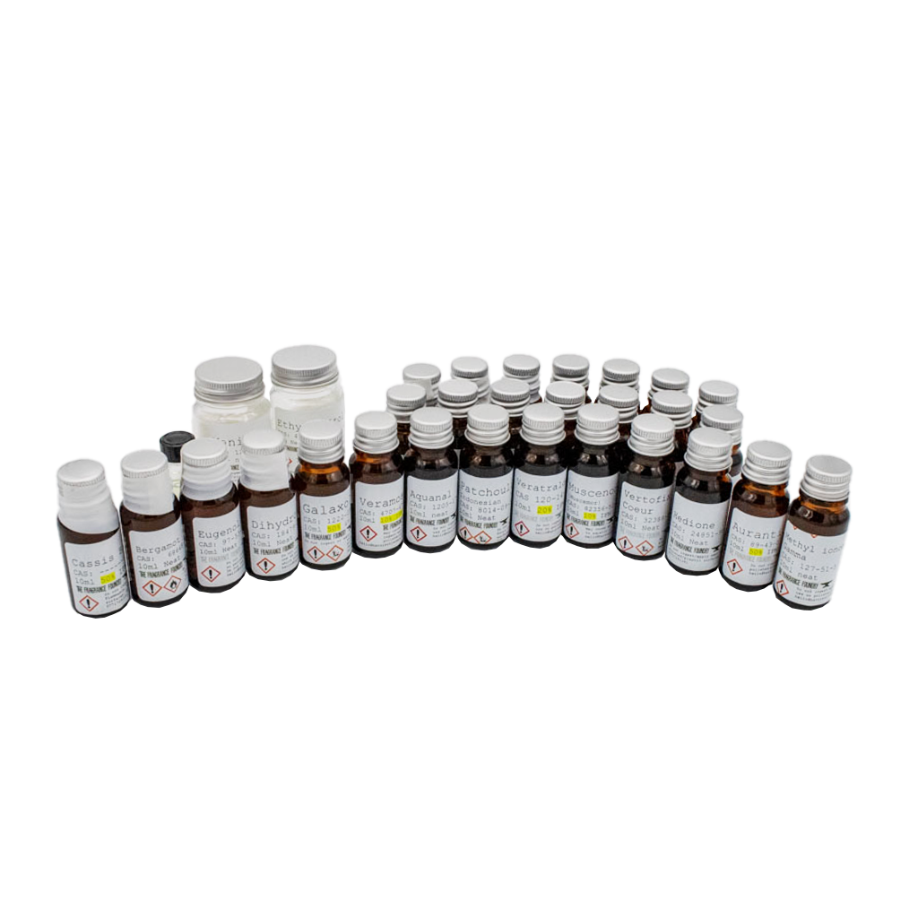 Kit iniziale di materie prime per profumeria (tempi di consegna 1-2 settimane)