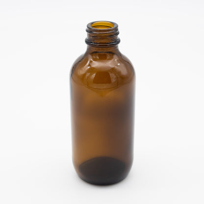 Winchester glass bottle (128ml/4oz amber) with R3/24 urea polycone lined cap