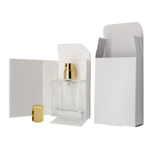 30ml FEA 15 perfume bottle with box, cap & pump